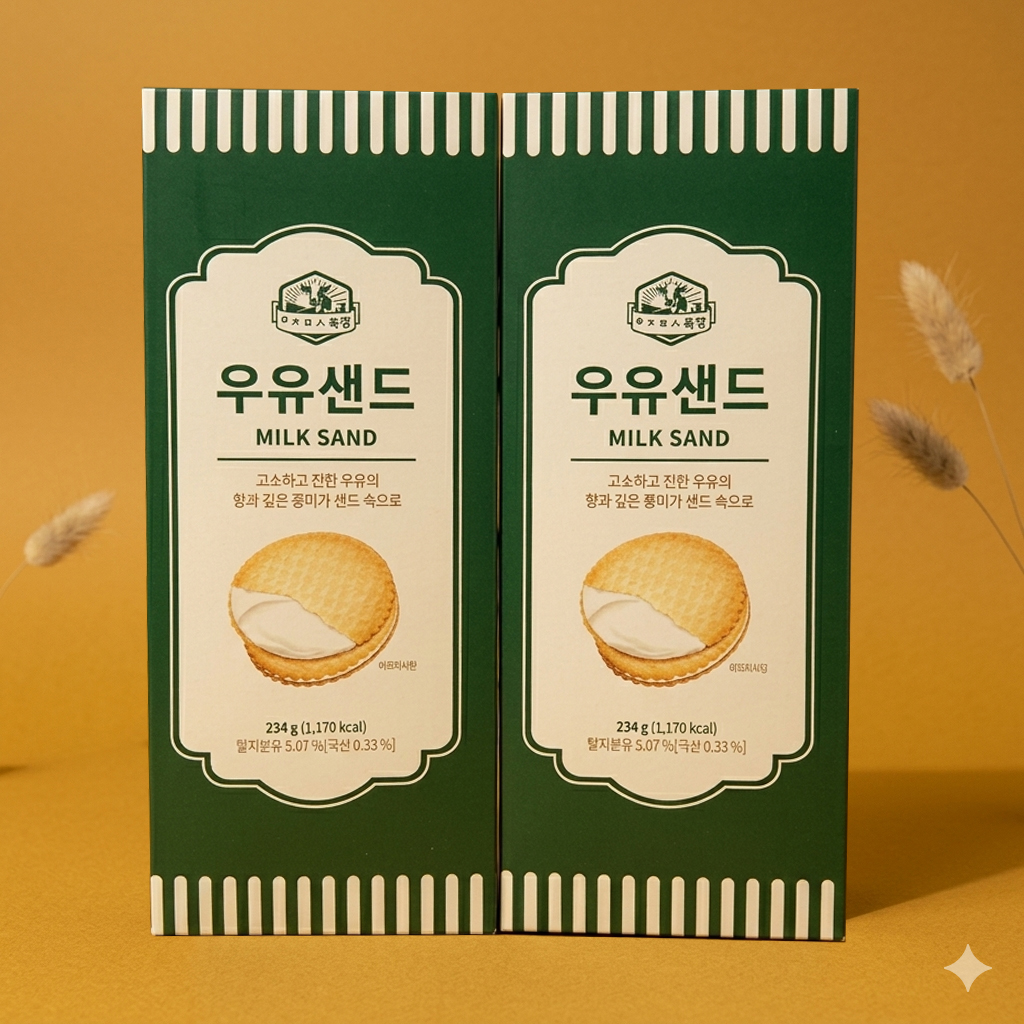 Jeju Milk Sandwich Cookie